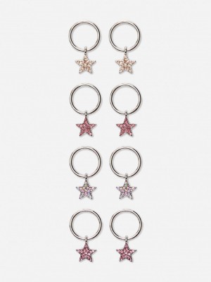 Accesorios Primark 8Pack Star Charm Hair Rings Niños Multicolor | 1490PZBQY