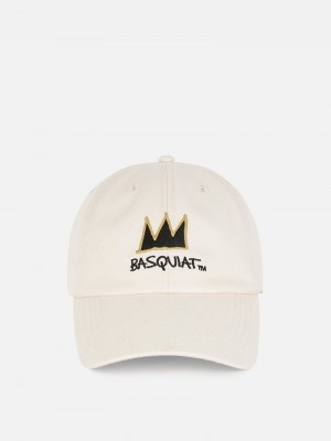 Accesorios Primark Basquiat Crown Cap Mujer Blancas | 0697LWEGI