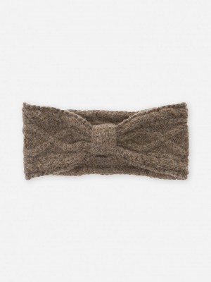 Accesorios Primark Cable Knit Headband Mujer Beige | 2540UWMAT