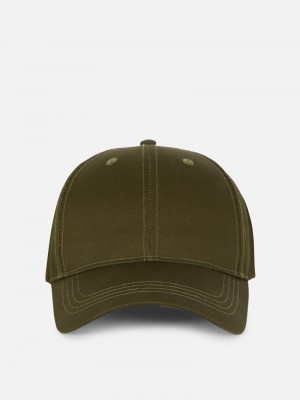 Accesorios Primark Essential Baseball Cap Hombre Verde Oliva | 2391KIMBS