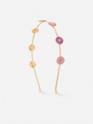 Accesorios Primark Floral GoldToned Headband Niños Multicolor | 9746RHKVW