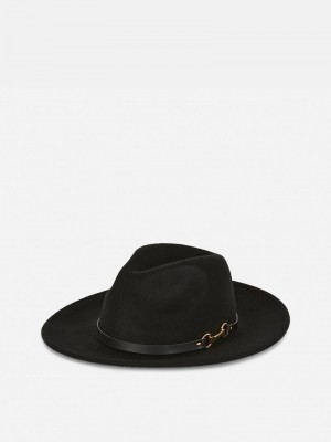 Accesorios Primark The Edit Lana Fedora Hat Mujer Negras | 9246FPQWL