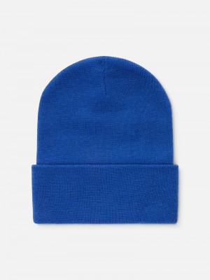 Accesorios Primark Thick Cuff Beanie Hombre Azules | 6243ZMGFL