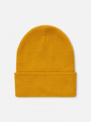 Accesorios Primark Thick Cuff Beanie Hombre Amarillo | 2653UOFZJ