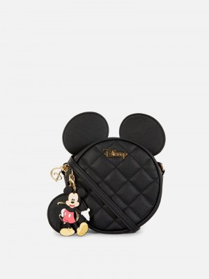 Bolsas Primark Disney’s Mickey Mouse Acolchado Crossbody Mujer Negras | 8903IQHKC