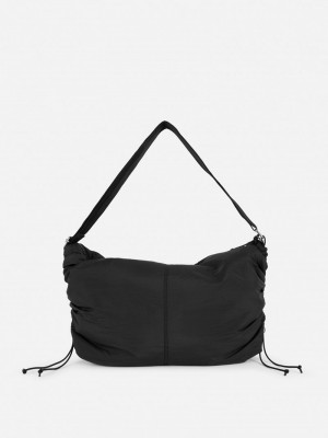 Bolsas Primark Drawstring Detail Sling Mujer Negras | 2860BMSZL