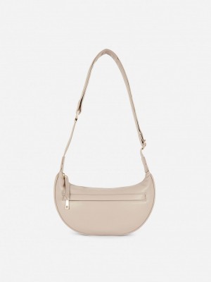 Bolsas Primark Faux Cuero Mini Sling Mujer Gris Marrones | 1058CXRMY