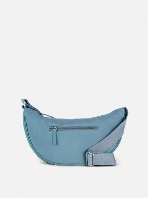 Bolsas Primark Zip Front Sling Mujer Azules Claro | 9720JCEID