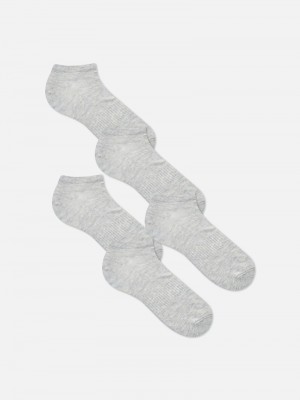 Calcetines Primark 5Pack Core Hombre Gris | 9851GXJIE