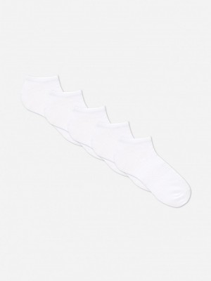 Calcetines Primark 5Pack Hombre Blancas | 9783SRAOU