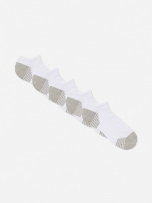 Calcetines Primark 5Pack Hombre Blancas | 9207GPYKM