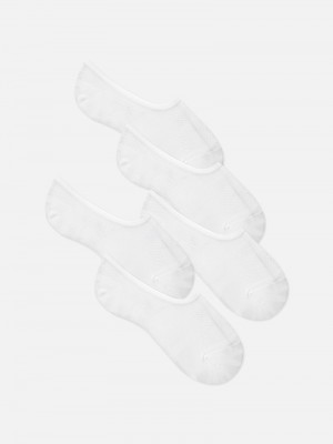 Calcetines Primark 5Pack Invisible Mesh Hombre Blancas | 1894CPRGM