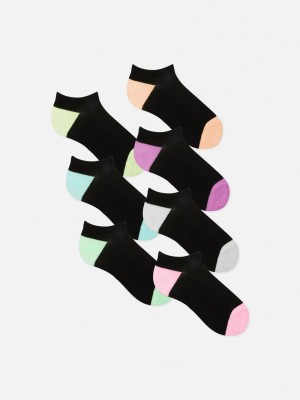 Calcetines Primark 7Pack Contrast Mujer Multicolor | 5238PTAQW