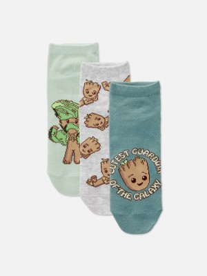 Calcetines Primark Marvel Baby Groot Ankle Mujer Azules | 6871ZQUCF