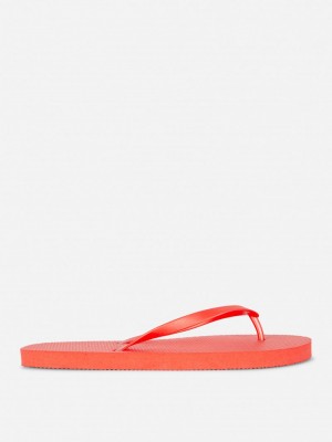 Chanclas Primark Essential Flip Flops Mujer Rojas | 4781PMLNU