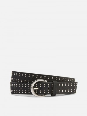 Cinturones Primark Studded Mujer Negras | 3126VOQWR