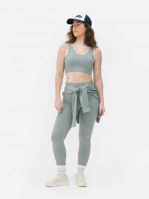 Equipo De Gimnasio Primark Gray Seamfree Sports Bra Mujer Verde Claro | 1296VHIGJ