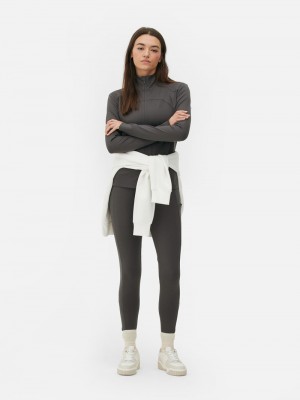 Equipo De Gimnasio Primark Performance High Cintura Shaping Mujer Gris | 6103XPCMB