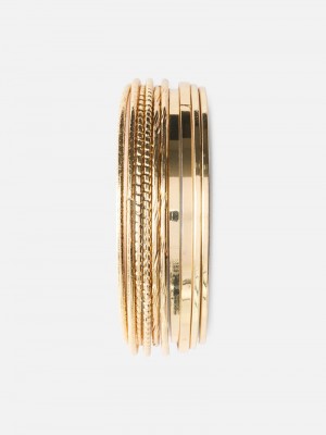 Joyería Primark 10Pack Stacking Bangles Mujer Amarillo | 1943AGZUY