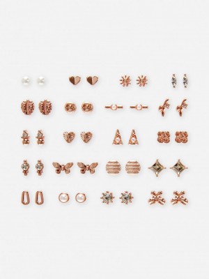 Joyería Primark 20Pack Assorted Stud Earrings Mujer Rosas | 1374CIVUN