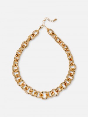 Joyería Primark Fornido Chain Necklace Mujer Amarillo | 9463DCFJP