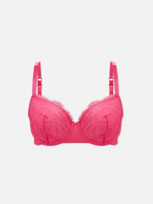 Lencería Primark DG Diamanté Correa Encaje Bra Mujer Rosas | 4056EJDAY