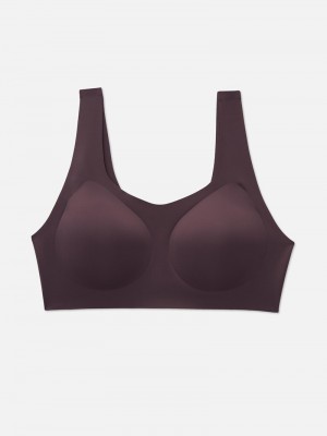 Lencería Primark Stretch Seamless Bonded NonWired Bra Mujer Marrones | 9607XERNA