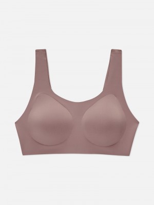 Lencería Primark Stretch Seamless Bonded NonWired Bra Mujer Beige | 1968MHVTK