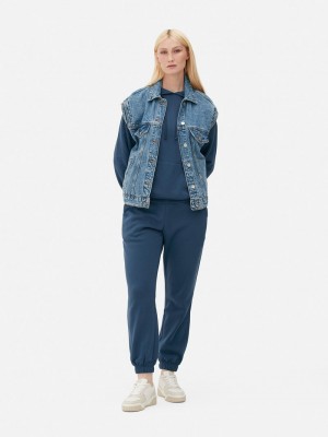 Pantalon Jogger Primark Regular Fit Mujer Azules Oscuro | 1980UJNQT