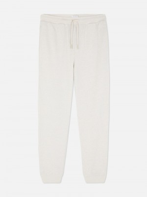 Ropa De Dormir Primark Brushed Pajama Hombre Blancas | 0983YCPKS