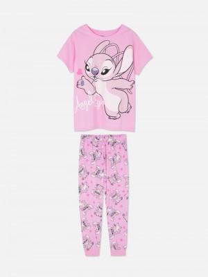 Ropa De Dormir Primark Disney Character Print Jersey Pajamas Mujer Rosas | 2854UCVSX