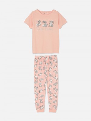 Ropa De Dormir Primark Disney Estampadas and Bottoms Pyjamas Mujer Coral | 0815VZUSF