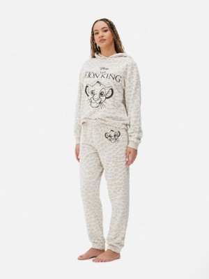 Ropa De Dormir Primark Disney’s The Lion King Fleece Pajama Bottoms Mujer Gris Marrones | 8240WEJCK