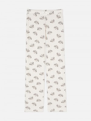 Ropa De Dormir Primark Disney’s The Lion King Acanalado Pajama Bottoms Mujer Blancas | 6871YMWES