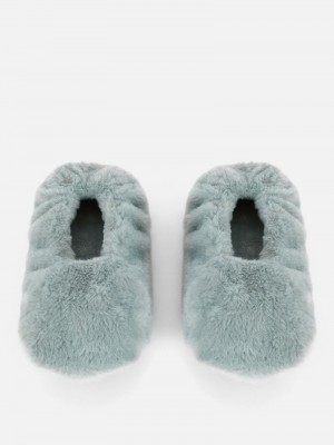 Ropa De Dormir Primark Faux Fur Ballet Footie Mujer Verde Claro | 7083MVHGW