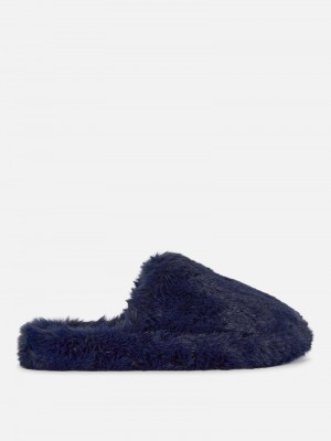 Ropa De Dormir Primark Faux Fur Mule Mujer Rosas Claro | 7389BOEUP