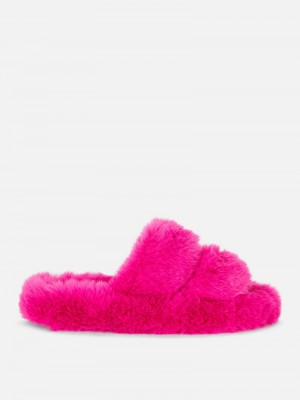 Ropa De Dormir Primark Fluffy Double Correa Mujer Rosas | 5971FQYKW