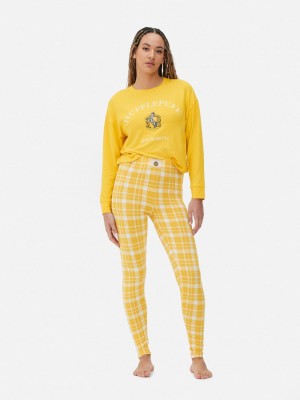 Ropa De Dormir Primark Harry Potter™ House Pajamas Mujer Amarillo | 0694HMUVR