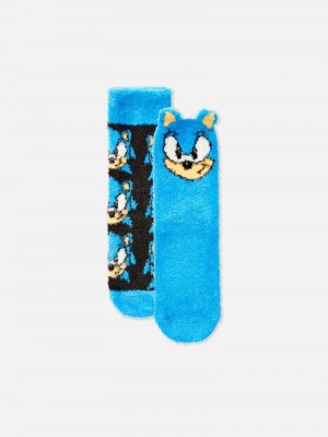 Ropa Interior Primark 2Pack Sonic The Hedgehog Fuzzy Niños Azules | 5409CFYOH