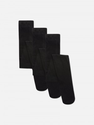 Ropa Interior Primark 3Pack 80 Denier Opaque Tights Niños Negras | 2360VFDTU