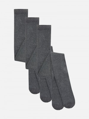 Ropa Interior Primark 3Pack Knit Tights Niños Gris | 4721ZIPCJ