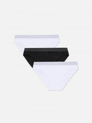 Ropa Interior Primark 3Pack Seamfree Briefs Niños Negras | 2054NWRSF