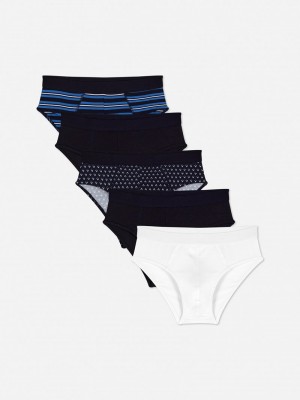 Ropa Interior Primark 5Pack Modal Briefs Hombre Azules | 4310TDSRM