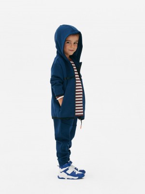 Ropa Primark Contrast Detail Zip Hoodie Niños Azul Marino | 1832VCFQT