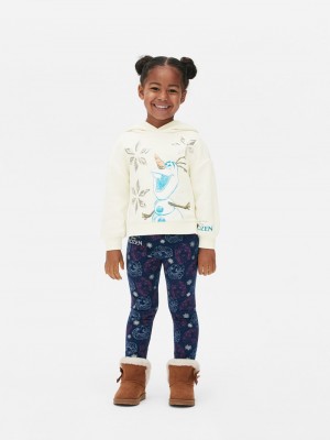 Ropa Primark Disney’s Frozen Olaf Sequin Hoodie Niños Beige | 3762JEKRD