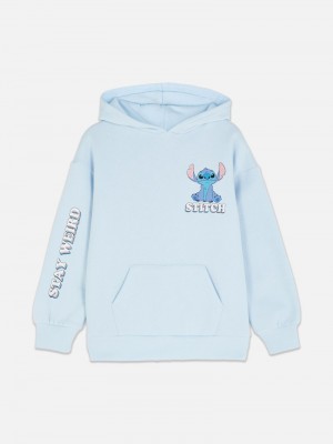 Ropa Primark Disney’s Lilo and Stitch Appliqué Pullover Hoodie Niños Azules | 3715PMBAV