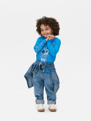 Ropa Primark Disney's Lilo and Stitch Long Sleeve Niños Azules | 7369BRGMU