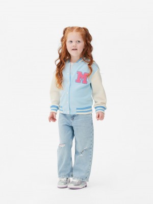 Ropa Primark Disney’s Minnie Mouse Baseball Jacket Niños Azules | 2163PNDJB