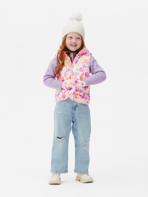 Ropa Primark Floral Puffer Vest Niños Multicolor | 2318MAUKG