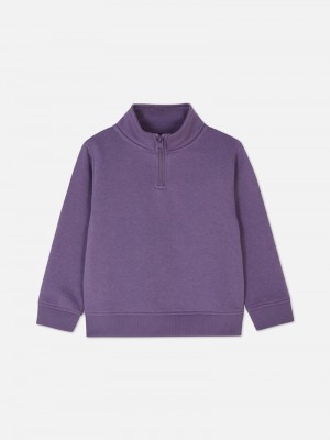 Ropa Primark Funnel Neck Sweat Niños Moradas | 8243IELKJ